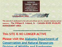 Tablet Screenshot of cahabariver.net